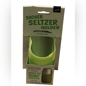Green Shower Seltzer Holder